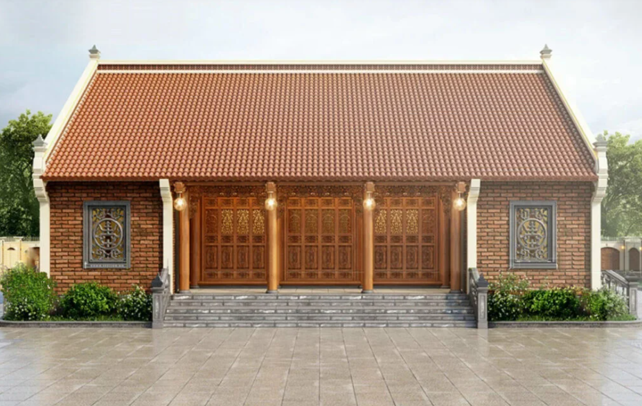 Nội thất nhà gỗ 3 gian