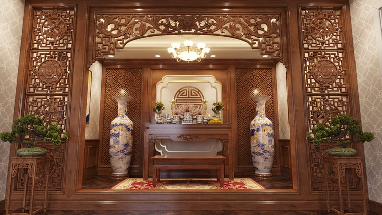 Nhà gỗ 3 gian truyền thống Bắc Bộ - Nhà Gỗ Xứ Thanh