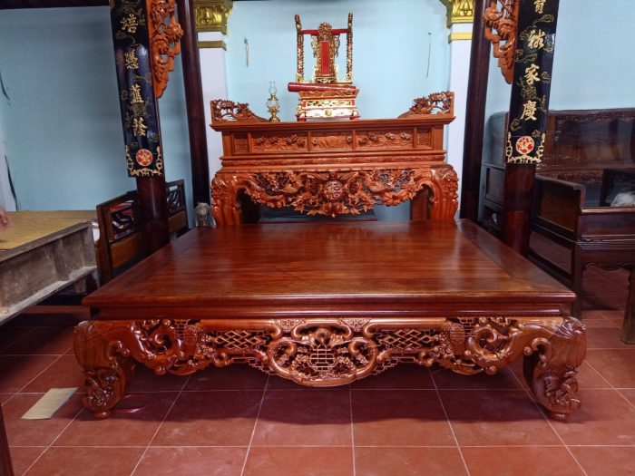 Nội thất nhà gỗ 3 gian